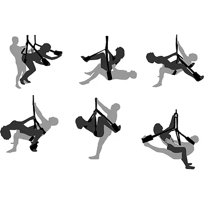 Leagăn Sexual de Luxe Negru