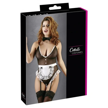 Maid Costume Cottelli Collection Negru M