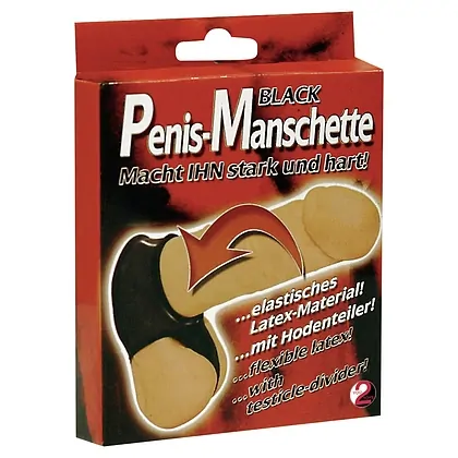 Manșetă Penis Și Testicule Negru