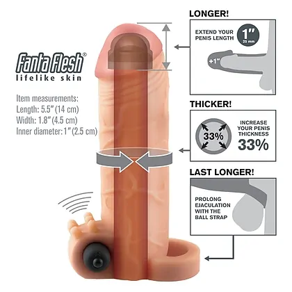 Manșon FX Vibrating Real Feel