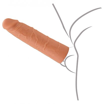 Manșon Penis Din silicon Lichid 20 cm – Volum