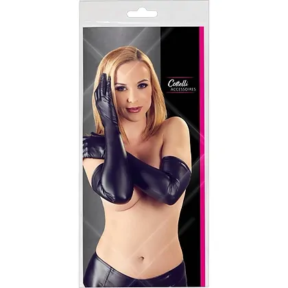 Mănuși Cottelli Collection Eden Negru S-L