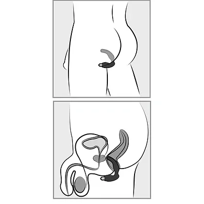 Masator Prostată Naughty Boy Negru