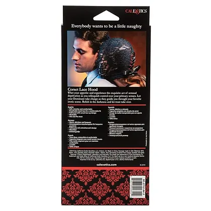 Mască Scandal Corset Lace Negru