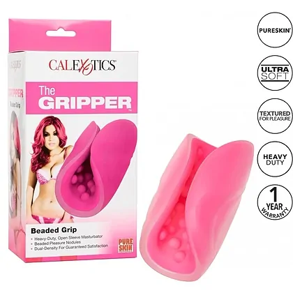 Masturbator Beaded Grip Roz