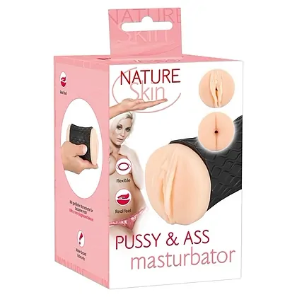 Masturbator Dublu Nature Skin