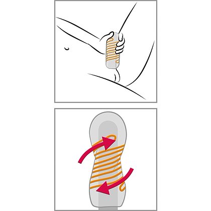 Masturbator Tenga Spinner Mărgeluțe Transparent
