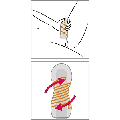 Masturbator Tenga Spinner Mărgeluțe Transparent