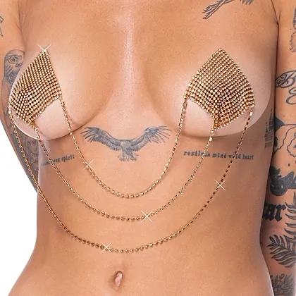 Nipple Jewellery Gold Auriu