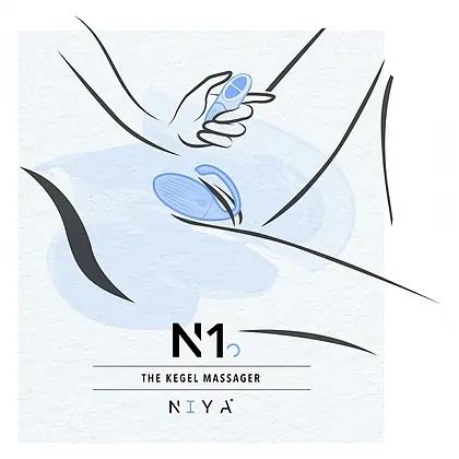 NIYA 1 Vibrating Kegel Massager Albastru