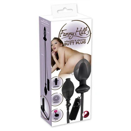 Plug Anal Ajustabil Cu Vibrații Funny Hills Negru
