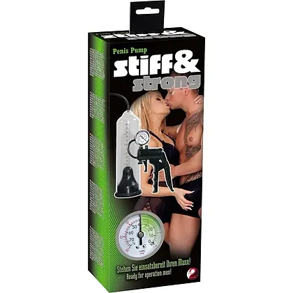 Pompă Penis Stiff And Strong Negru