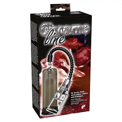Pompă Pentru Mărirea Penisului Chrome Negru