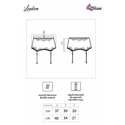 Portjartier LivCo Lendiem Negru L-XL