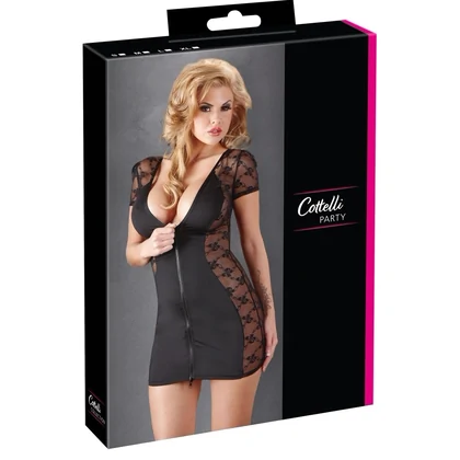 Rochie Cottelli Collection Mini Dress With Zip Negru S