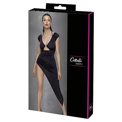 Rochie Cottelli Collection Ruffles Negru S