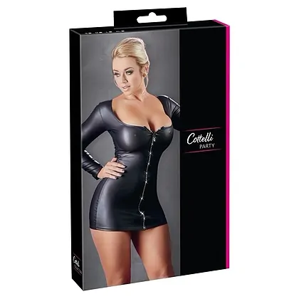 Rochie Cottelli Collection Sparkly Zip Negru S