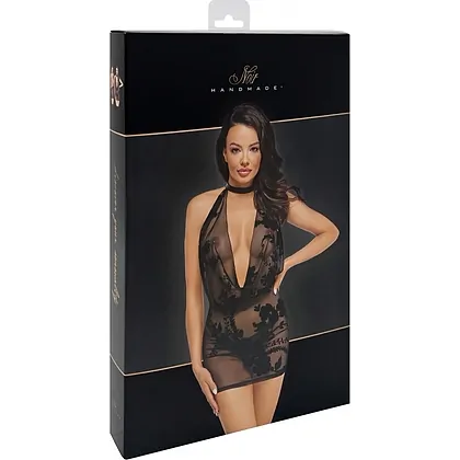 Rochie Erotică Noir Handmade Negru S
