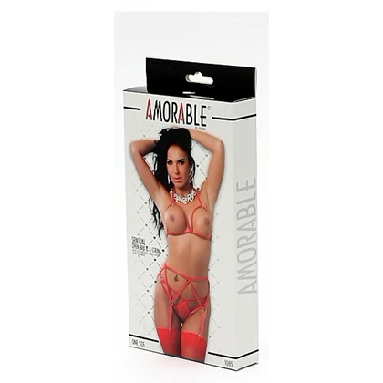 Set Amorable Big Lovable Roșu S-L