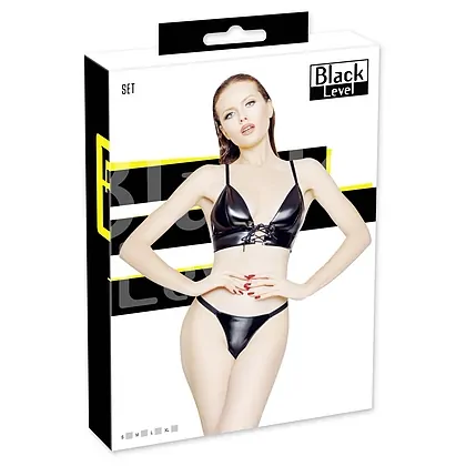 Set Black Level Vinyl Charlotte Negru M