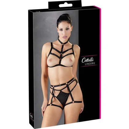 Set Cottelli Collection Irene Negru S-L