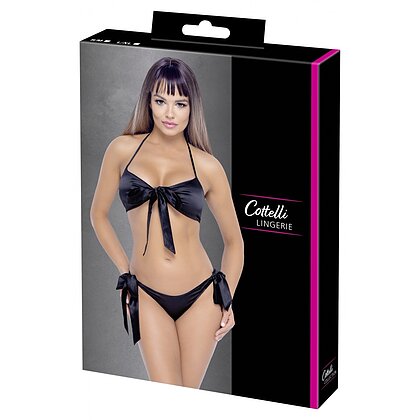 Set Cottelli Collection Margarette Negru S-M