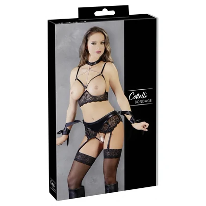 Set Cottelli Collection Riley Negru S