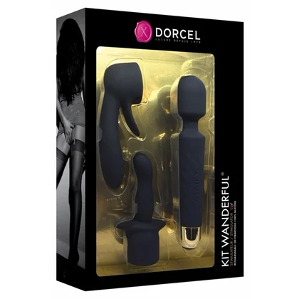 Set Jucării Erotice Dorcel Wanderful Negru