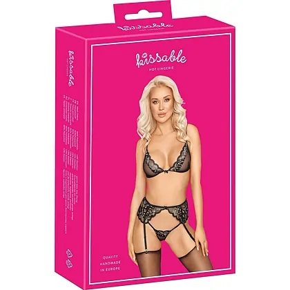 Set Kissable Evelyn Negru S-M