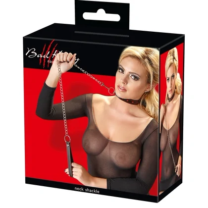 Set Lesă Și Zgardă Bad Kitty