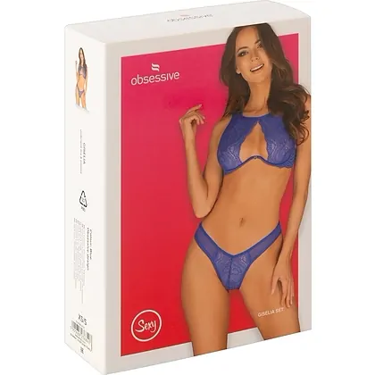 Set Obsessive Giselia Albastru XS-S