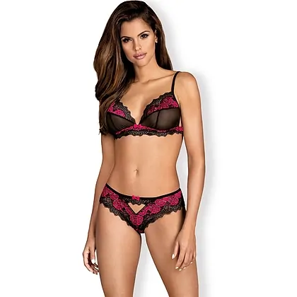 Set Obsessive Tulia Negru XS-S