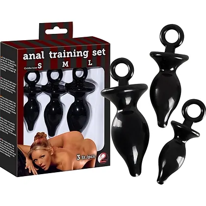 Set Plug Anal Training You2Toys Negru