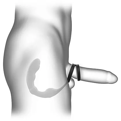 Stimulator Prostată Dorcel P-Ring Negru