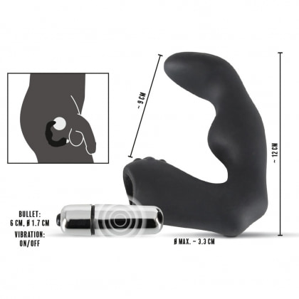 Stimulator Prostată Rebel Negru
