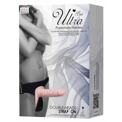 Strap-On cu Dublă Doză de Vibrație