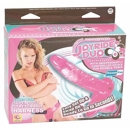 Strap-on Dublu Pentru Femei Joyride Roz
