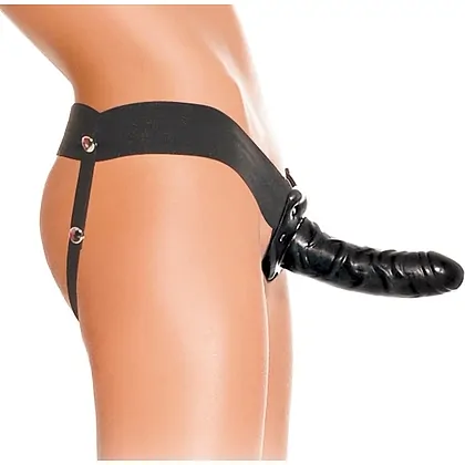 Strap-On Pentru Bărbați Hollow Pipedream Negru
