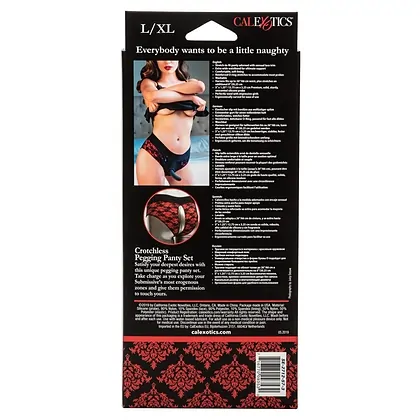 Strap-On Scandal Decupat Set L-XL Negru