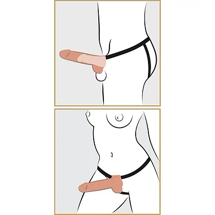 StrapOn 21cm Cu Ejaculare Hollow