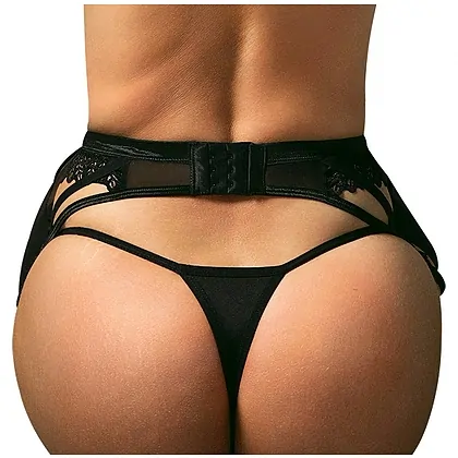 Suspender Belt Obsessive Donarella Negru XS-S
