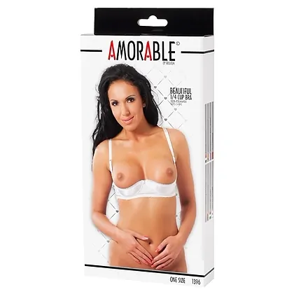 Sutien Half Cup Amorable Alb S