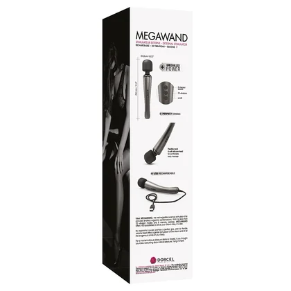 Vibrator Dorcel Megawand Argintiu