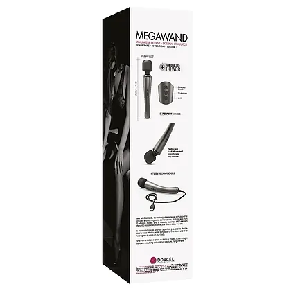 Vibrator Dorcel Megawand Argintiu