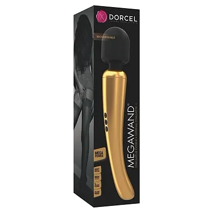 Vibrator Dorcel Megawand Rechargeable Auriu