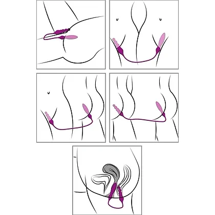 Vibrator Dublu Adrien Lastic Double Ended Vibrator Mov