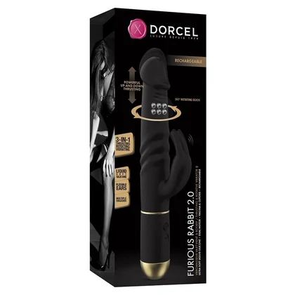 Vibrator Furious Rabbit Negru