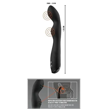 Vibrator Rebel P-Spot Negru