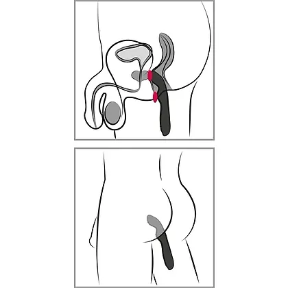 Vibrator Rebel P-Spot Negru