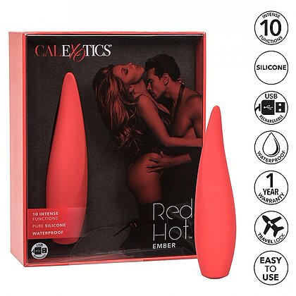Vibrator Red Hot Ember Rosu
